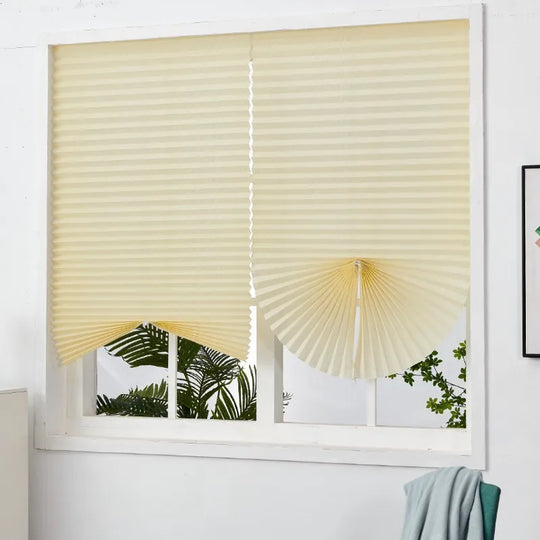 Blind for Window Self Adhesive Pleated Blinds Cordless
