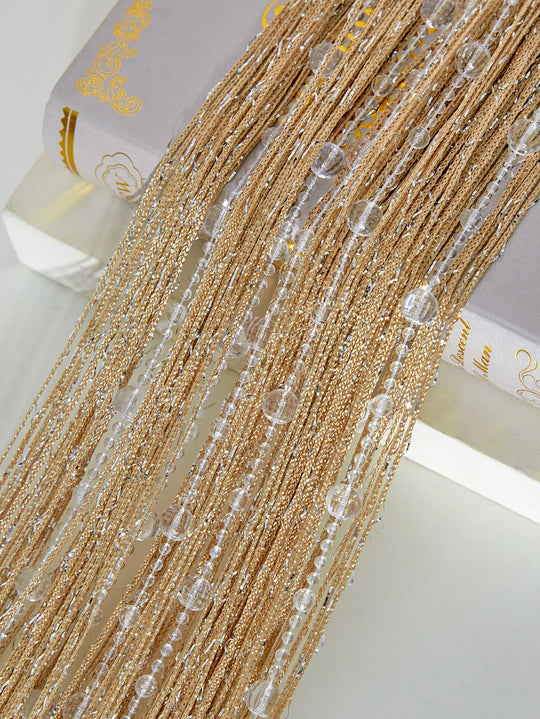 String curtain 1X2 M Tassel fringe door Curtain for white salon and sheer wedding decoration