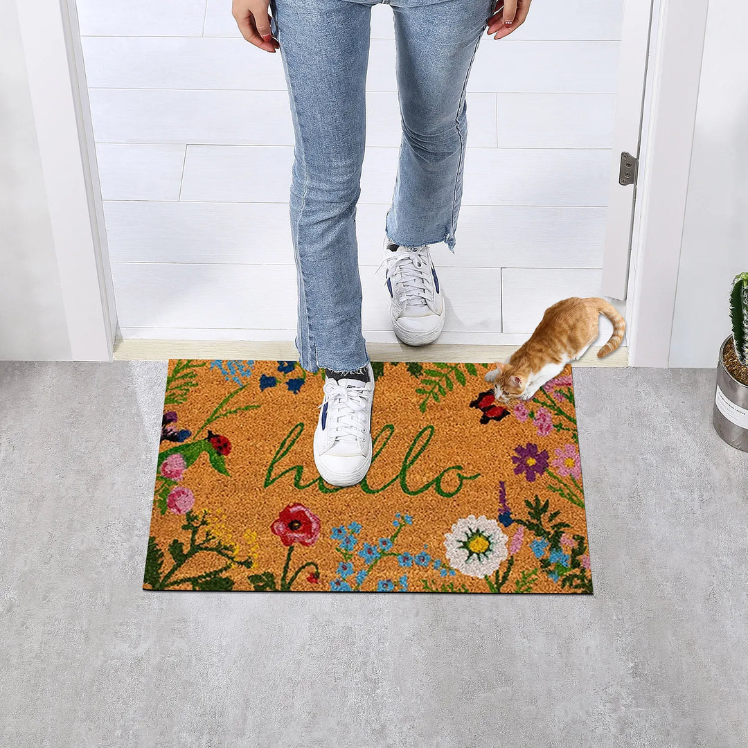 Durable Welcome Doormat Outdoor Entrance Mat