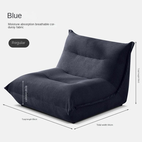 MOMO Lazy Sofa Can Lie Down And Sleep Small Room Balcony Leisure Lounger Internet Celebrity Dumplings Bedroom Single Small Sofa