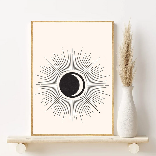 Abstract Bohemian Wall Art Poster Aesthetic Canvas Painting Posters