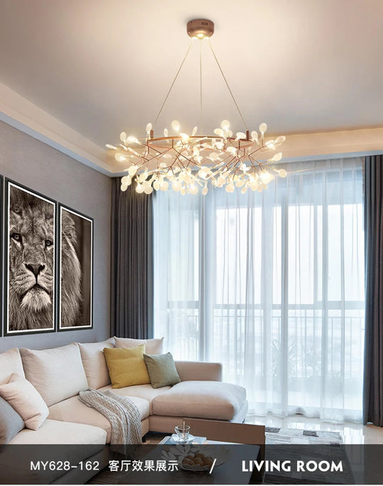Nordic Chandelier Modern Luxury Living Room