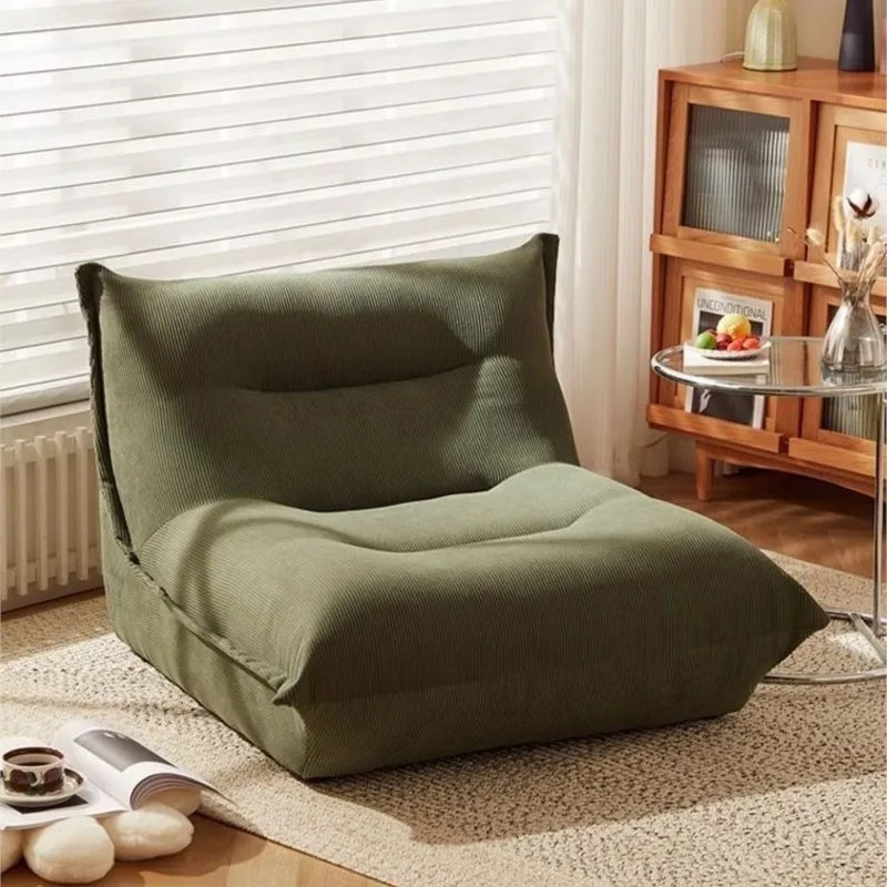 MOMO Lazy Sofa Can Lie Down And Sleep Small Room Balcony Leisure Lounger Internet Celebrity Dumplings Bedroom Single Small Sofa