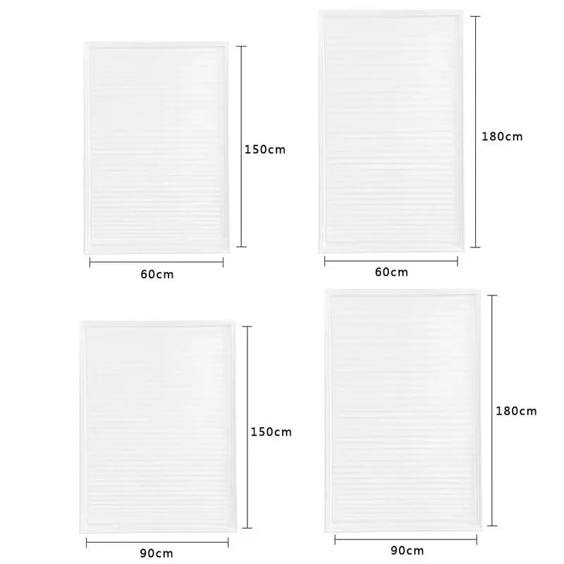 1Pc Shades Self-adhesive Half Windows Nonwoven Folding Curtain B