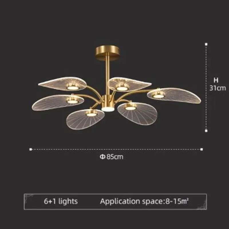 Living Room Ceiling Chandelier Modern Interior Decoration