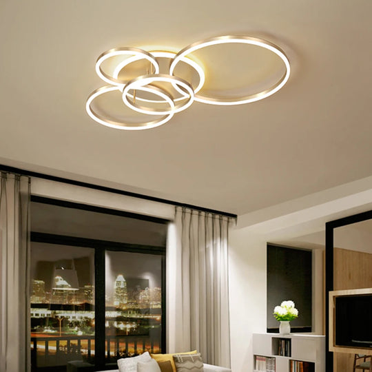 Modern chandelier Led Circle Ring Ceiling Lights For Home