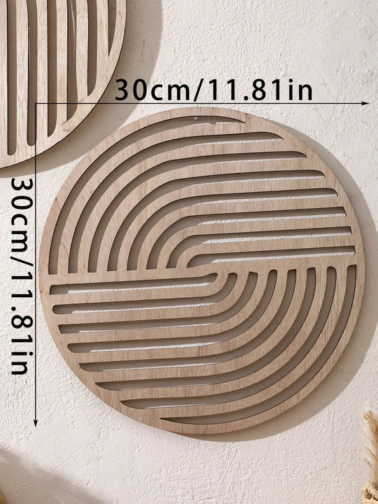 Natural Wooden Wall Hanging Wall Art Decor