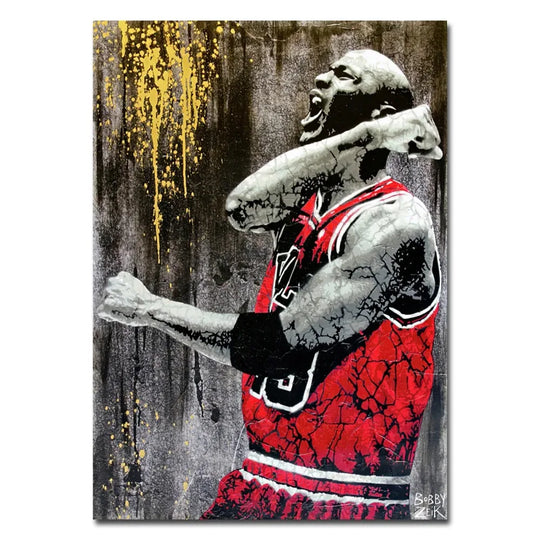 Famous Basketball Stars Wall Art Poster