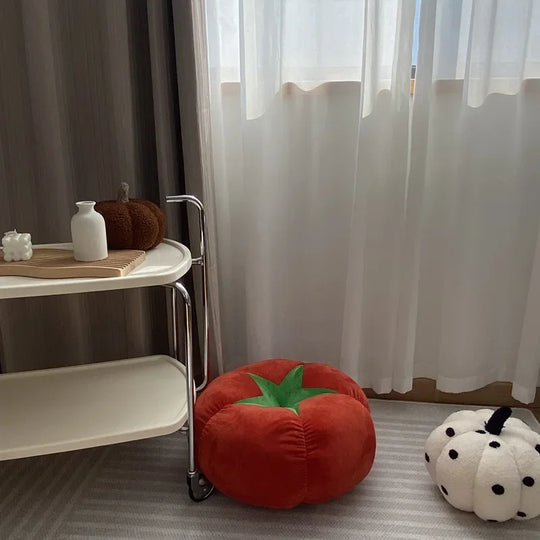 Thickened Cushion with Tomato-Shaped Pillow Vegetable