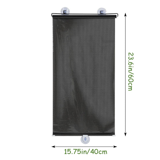 Window Roller Blinds Suction Cup Blackout Drilling Home Decor