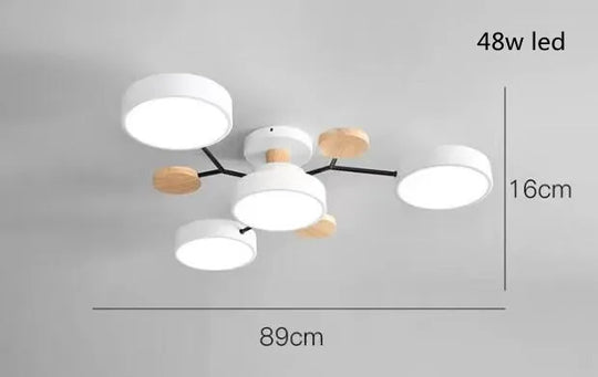 Modern Living Room Ceiling Chandelier Light Three Colors