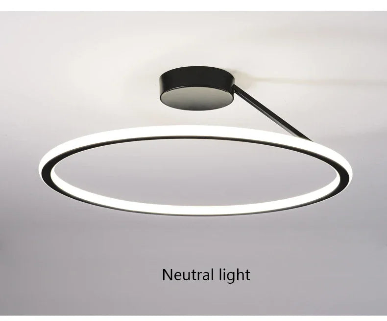 Modern Simple Circle Led Chandelier for Home