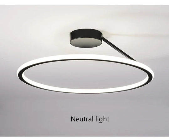 Modern Simple Circle Led Chandelier for Home