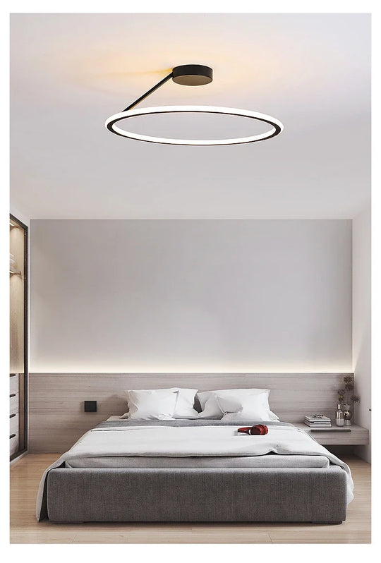 Modern Simple Circle Led Chandelier for Home