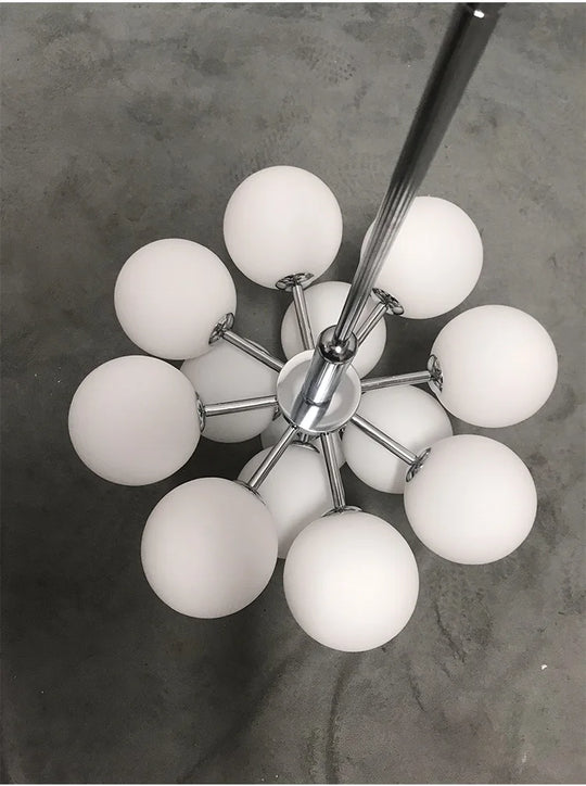 Modern Glass Chandelier Lighting for Living Room