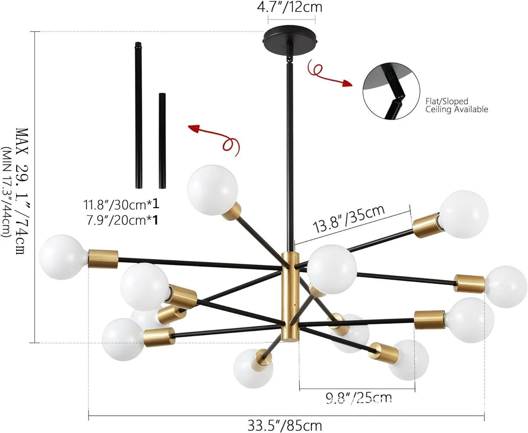 Household Living Room Chandelier Light