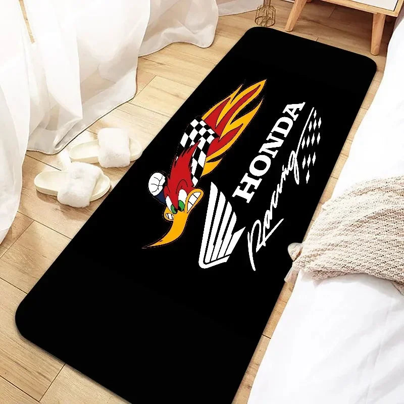 HONDA Motorcycle Carpet Garage Mat Racing Cool Moto Display Motorcycle Display Mat Anti-slip Home Decoration Living Room Rug