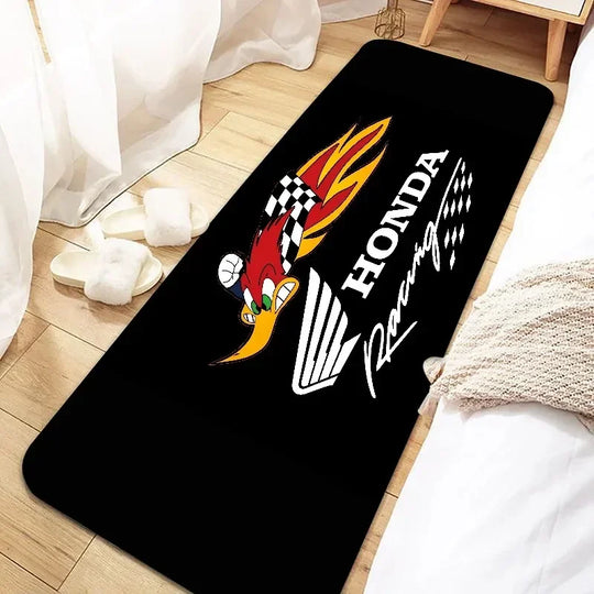 HONDA Motorcycle Carpet Garage Mat Racing Cool Moto Display Motorcycle Display Mat Anti-slip Home Decoration Living Room Rug