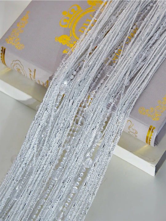 String curtain 1X2 M Tassel fringe door Curtain for white salon and sheer wedding decoration
