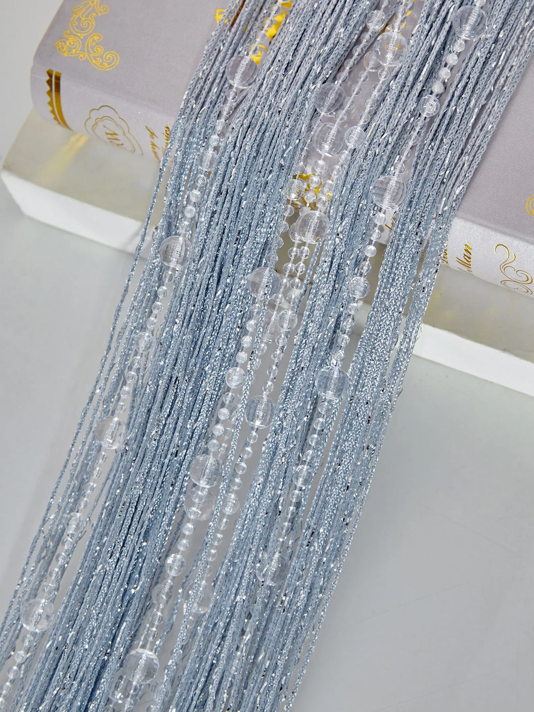 String curtain 1X2 M Tassel fringe door Curtain for white salon and sheer wedding decoration