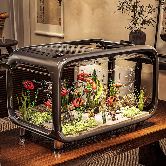 Home Living Room Ornamental Fish Tank Ecological Landscape