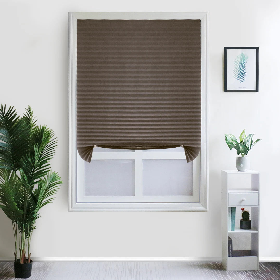 Blind for Window Self Adhesive Pleated Blinds Cordless