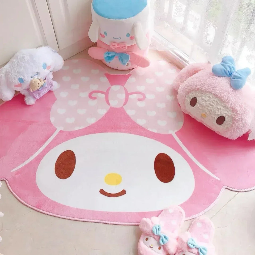 Kawaii Home Soft Fur Rugs Girls Bedroom Living Room