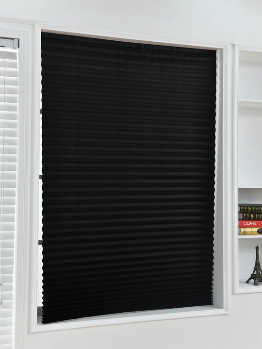 Cheap Adhesive Window Pleated Zebra Blinds