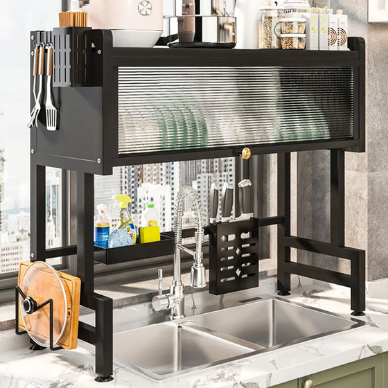 Kitchen Drain Shelf 3-Tier Multi-Functional Kitchen Storage Rack