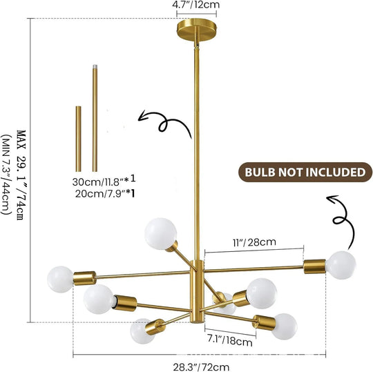 Household Living Room Chandelier Light