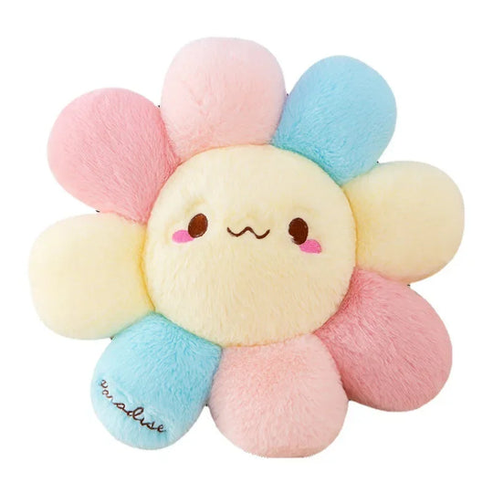45cm Cute Colorful Round Sunflower Cushion Bedroom