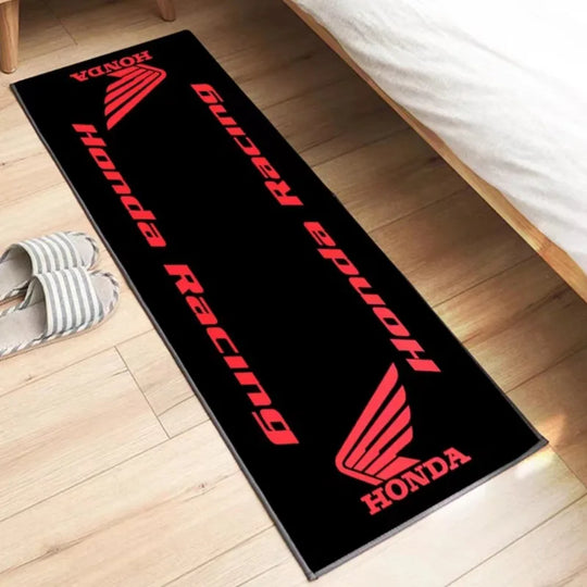 HONDA Motorcycle Carpet Garage Mat Racing Cool Moto Display Motorcycle Display Mat Anti-slip Home Decoration Living Room Rug