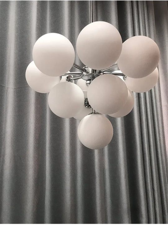 Modern Glass Chandelier Lighting for Living Room