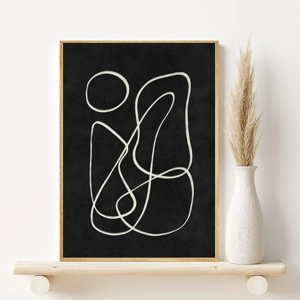 Abstract Bohemian Wall Art Poster Aesthetic Canvas Painting Posters