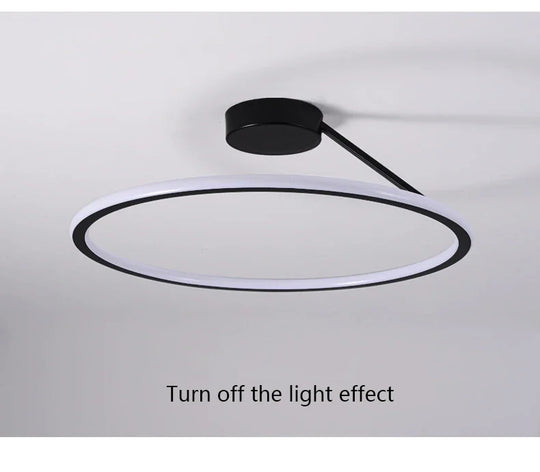 Modern Simple Circle Led Chandelier for Home
