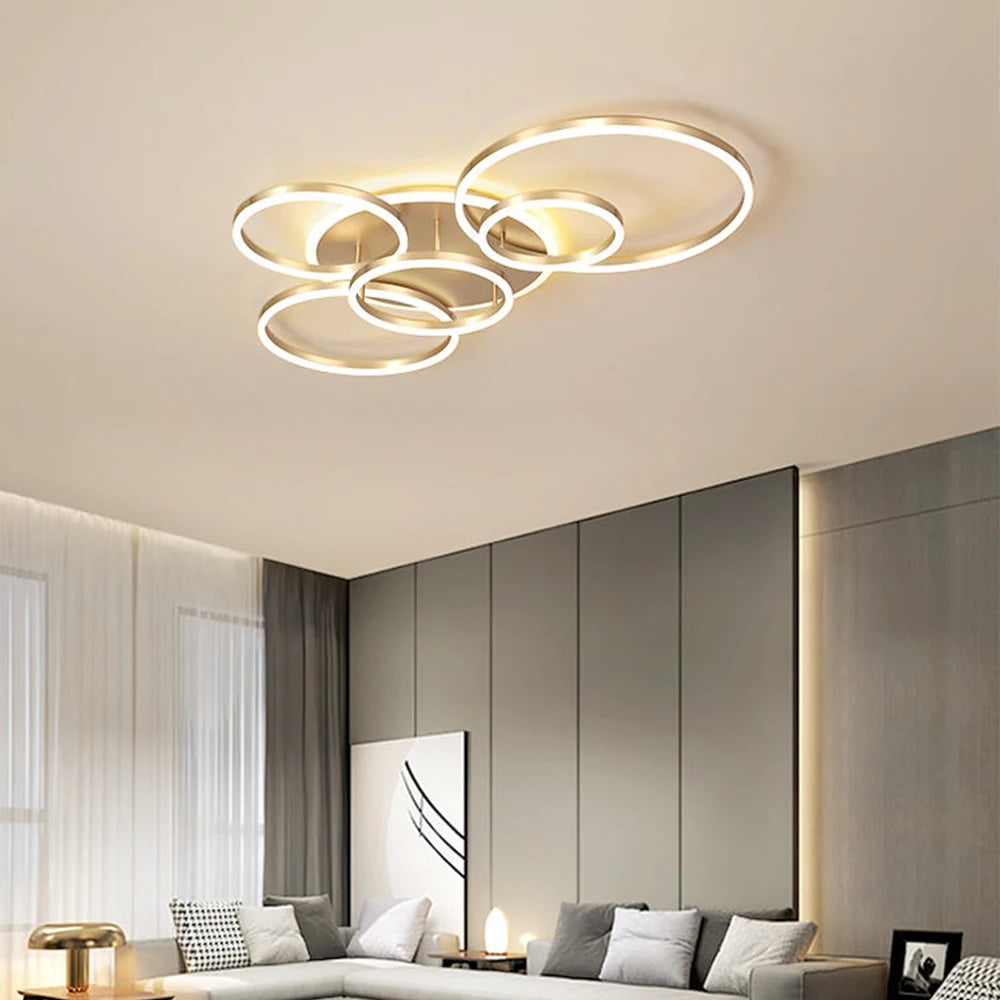 Modern chandelier Led Circle Ring Ceiling Lights For Home