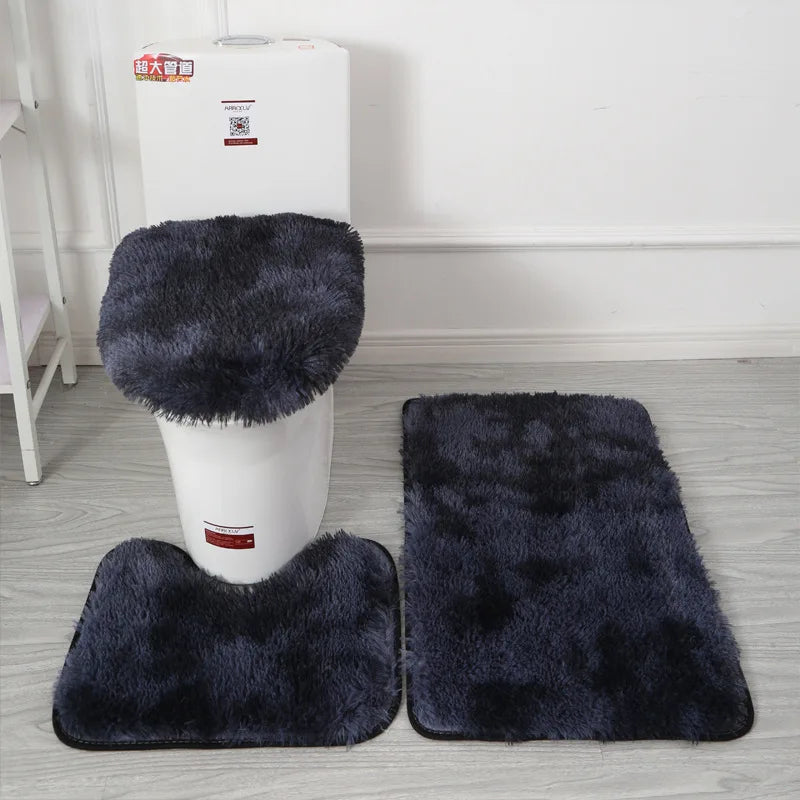 Toilet Seat Cover 3Pcs Set Bath Mat