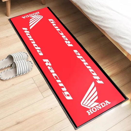 HONDA Motorcycle Carpet Garage Mat Racing Cool Moto Display Motorcycle Display Mat Anti-slip Home Decoration Living Room Rug