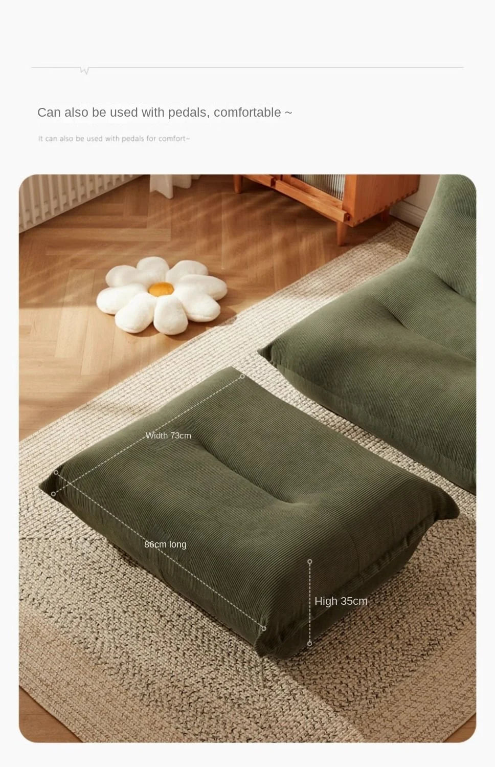 MOMO Lazy Sofa Can Lie Down And Sleep Small Room Balcony Leisure Lounger Internet Celebrity Dumplings Bedroom Single Small Sofa