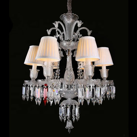 Living Room Chandelier Large Hotel Wedding Luxury Crystal Ceiling