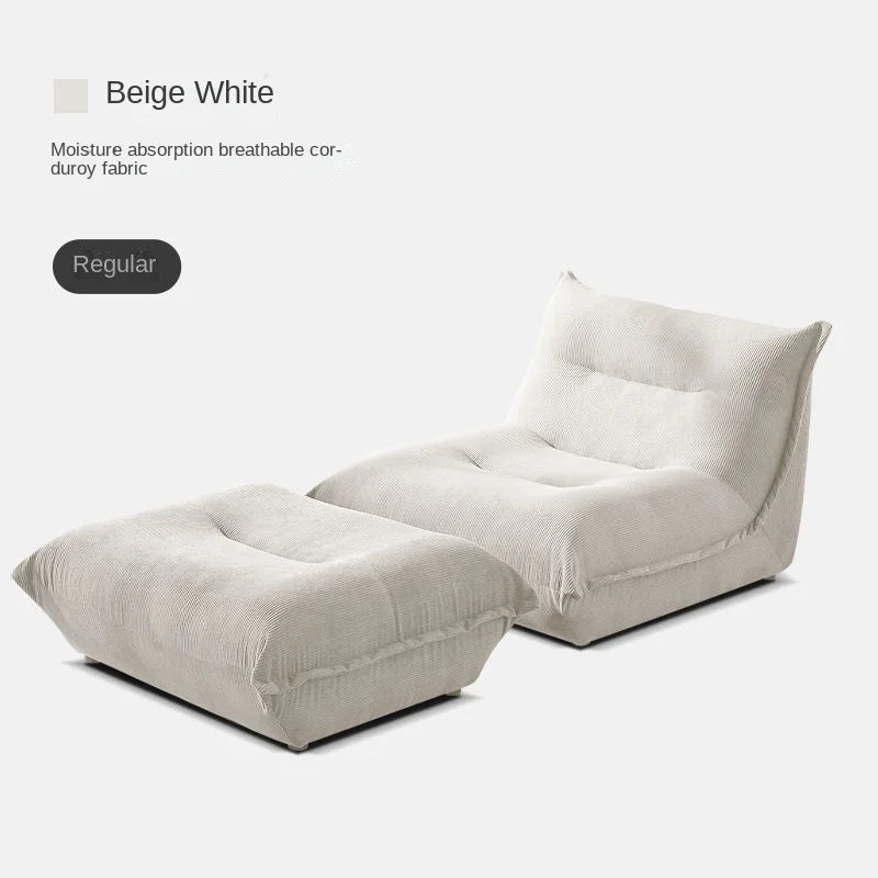 MOMO Lazy Sofa Can Lie Down And Sleep Small Room Balcony Leisure Lounger Internet Celebrity Dumplings Bedroom Single Small Sofa