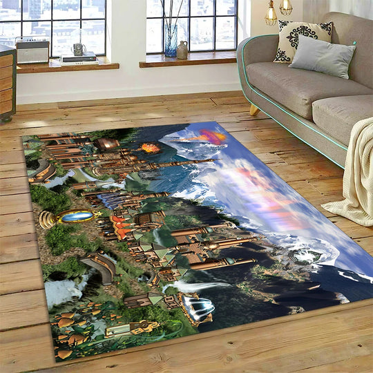 HD Heroes of Might and Magic Retro Games Rug Carpet for Living Room Bedroom Decor,Floor Mat Non-slip Decoration for Sofa Doormat