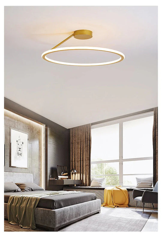 Modern Simple Circle Led Chandelier for Home