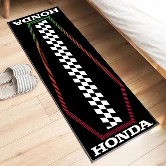 HONDA Motorcycle Carpet Garage Mat Racing Cool Moto Display Motorcycle Display Mat Anti-slip Home Decoration Living Room Rug