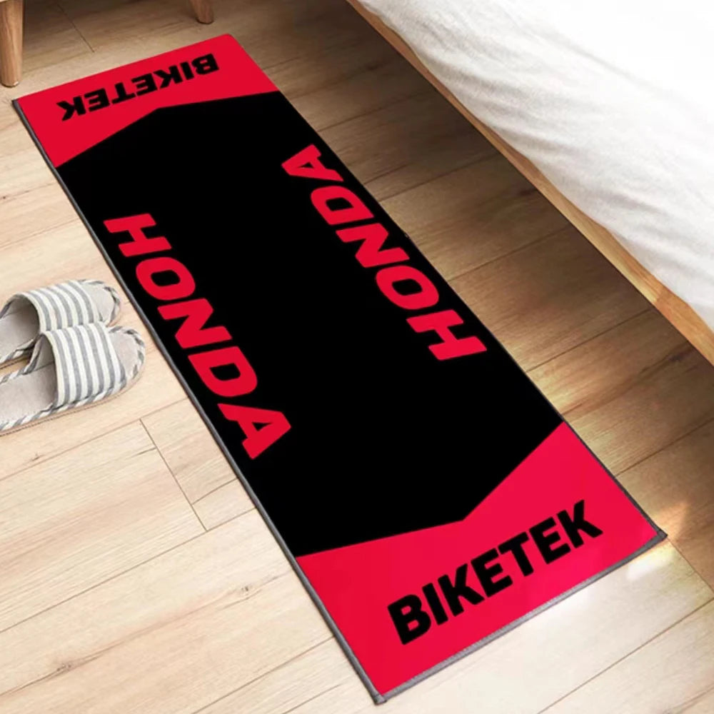 HONDA Motorcycle Carpet Garage Mat Racing Cool Moto Display Motorcycle Display Mat Anti-slip Home Decoration Living Room Rug