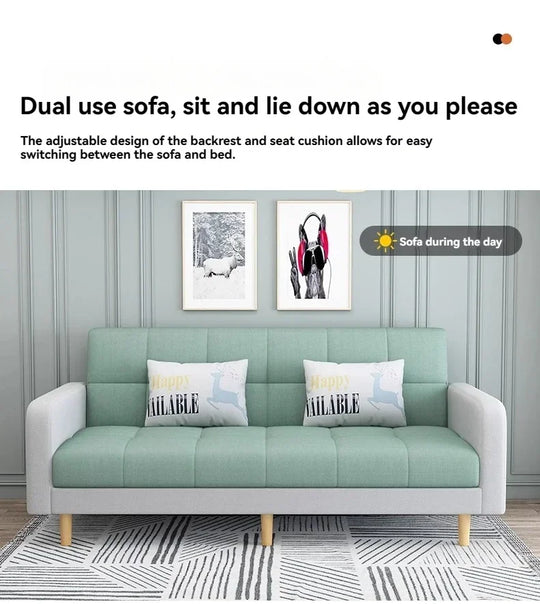 Stable Small Unit Sofa Bed, Three Person Sofa