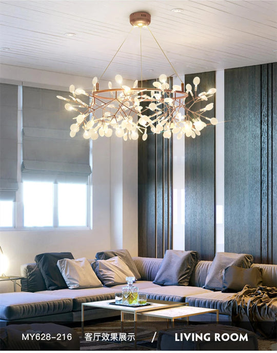 Nordic Chandelier Modern Luxury Living Room