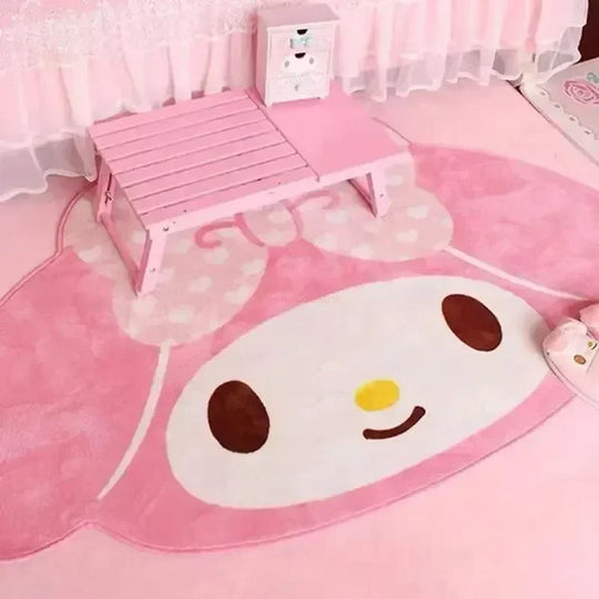 Kawaii Home Soft Fur Rugs Girls Bedroom Living Room