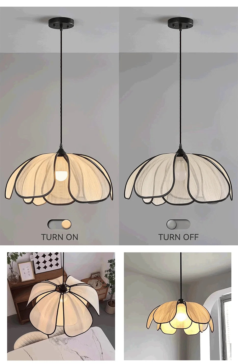 Nordic Modern Retro Chandelier LED