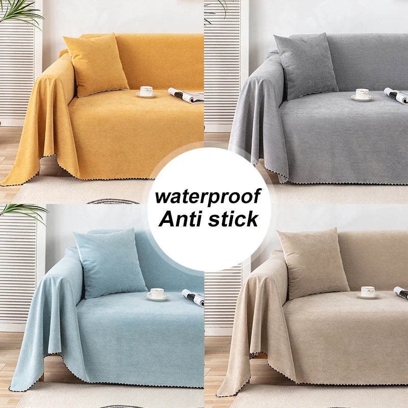 Waterproof Sofa Towel Solid Colour High Quality Sofa Cover